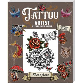 Tattoo Artist Flora & fauna kleurboek