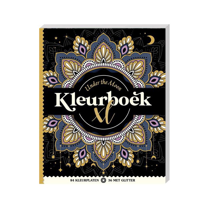 Under the moon kleurboek XL
