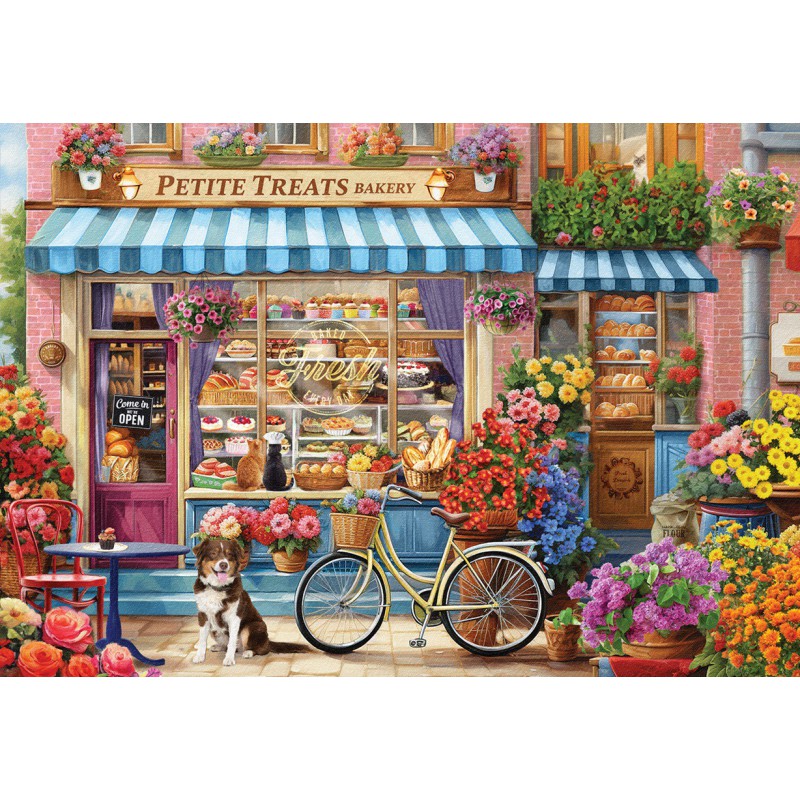 Bakery Shop in luxe blik, Eurographics 550 stukjes puzzel