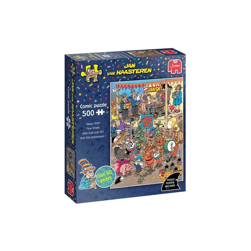 Jan van Haasteren, Fijne 90ste! 500 stukjes Jumbo
