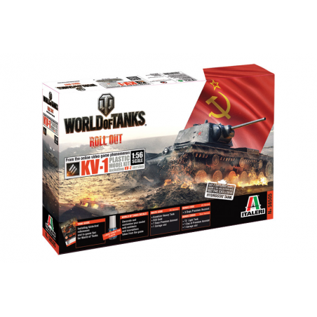 KV1, World of Tanks 1:56, Italeri