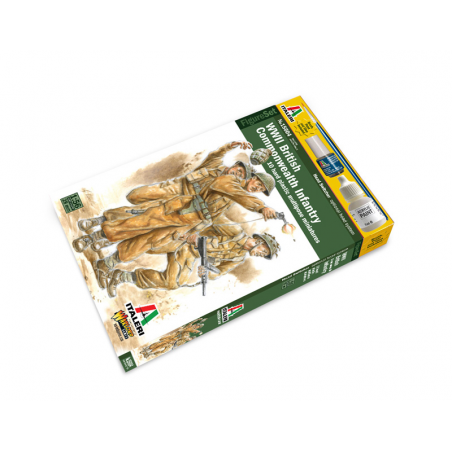 WWII British Commonwealth Infantry 1:56, Italeri