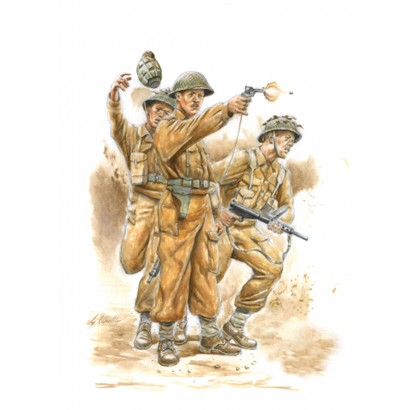 WWII British Commonwealth Infantry 1:56, Italeri