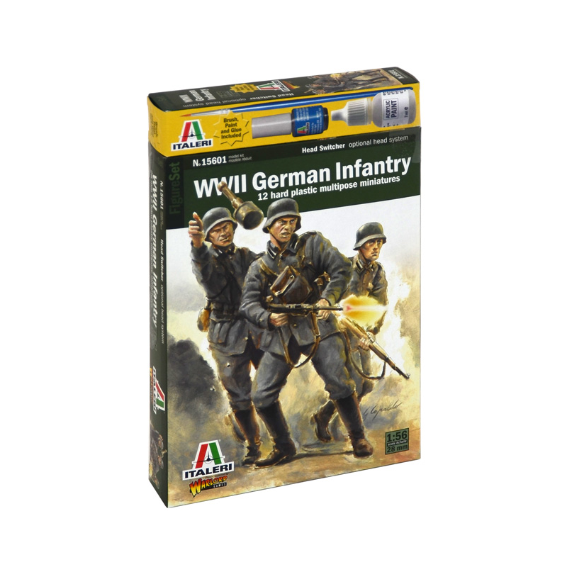 WWII German Infantry 1:56, Italeri