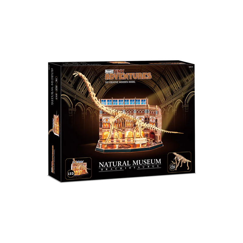Natural Museum Brachiosaurus, Houtbouw, Revell