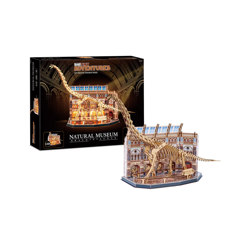 Natural Museum Brachiosaurus, Houtbouw, Revell