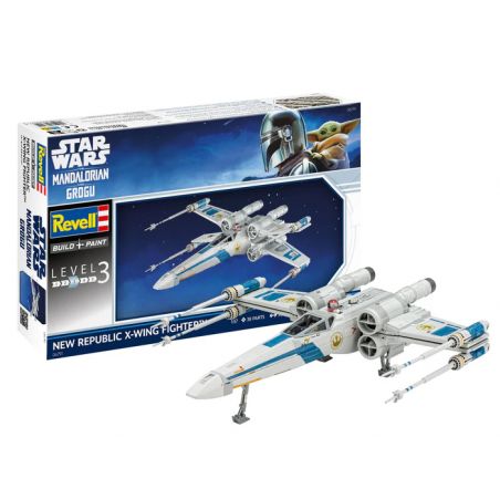 New Republic X-Wing Fighter, Mandalorian and Grogu 1:72, Revell
