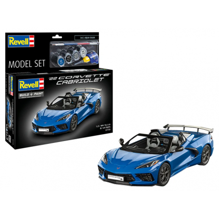 Modelset Corvette C8 Cabriolet 1:25, Revell