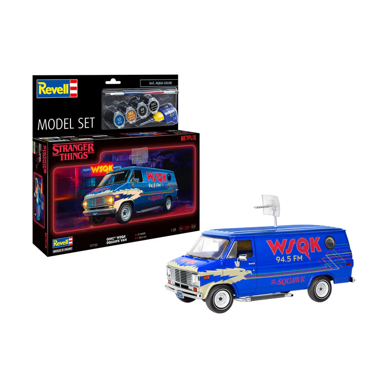 Modelset Stranger Things Squawk Van, 1:25, Revell