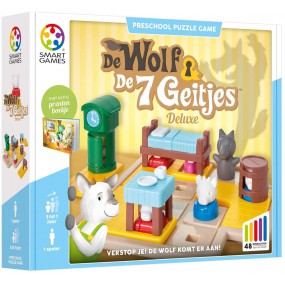 Smartgames - De wolf en de 7 geitjes deluxe (48 opdrachten)