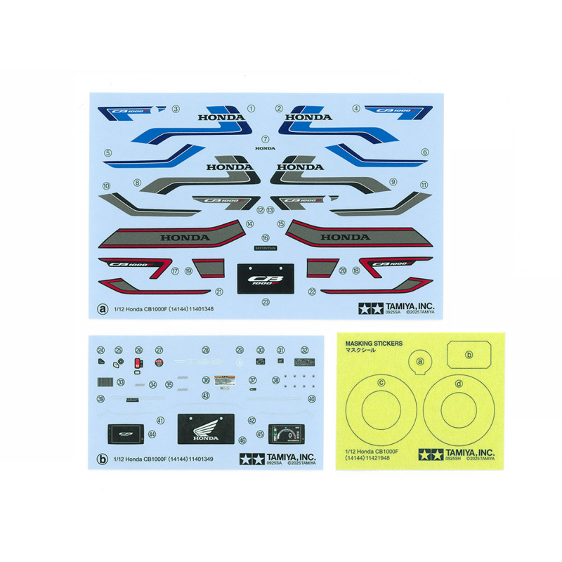 Honda CB1000F 1:12, Tamiya