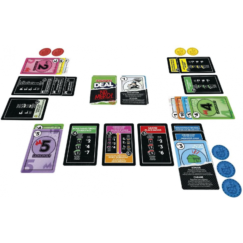 Monopoly Deal No Mercy Kaartspel