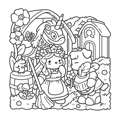 Cozy Kingdom, fantasy kleurboek Jade Summer