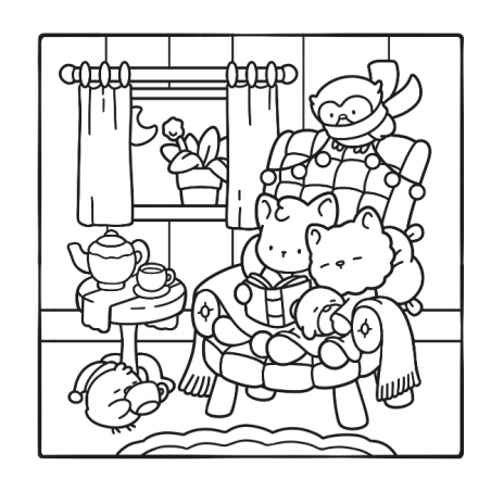 Comfy & Cute, Cozy kleurboek Jade Summer