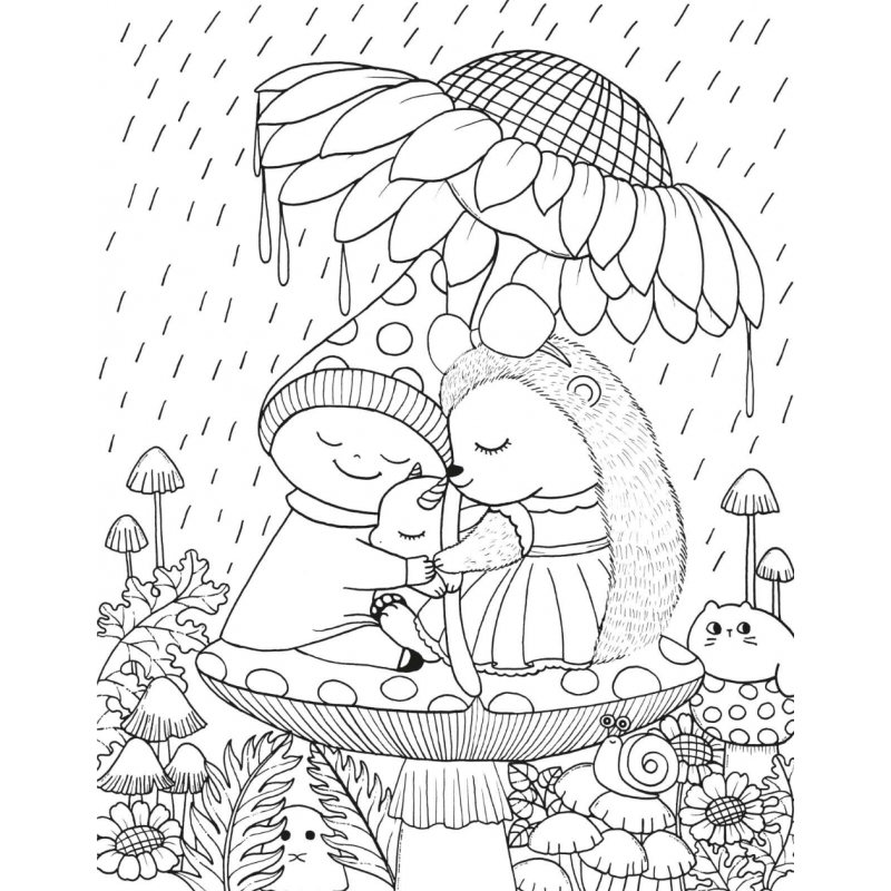 Cozy kisses kleurboek lulu mayo