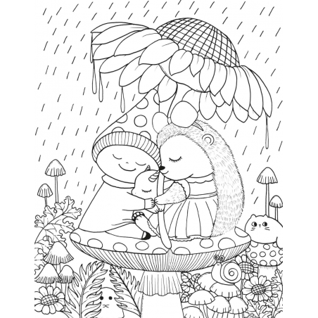 Cozy kisses kleurboek lulu mayo