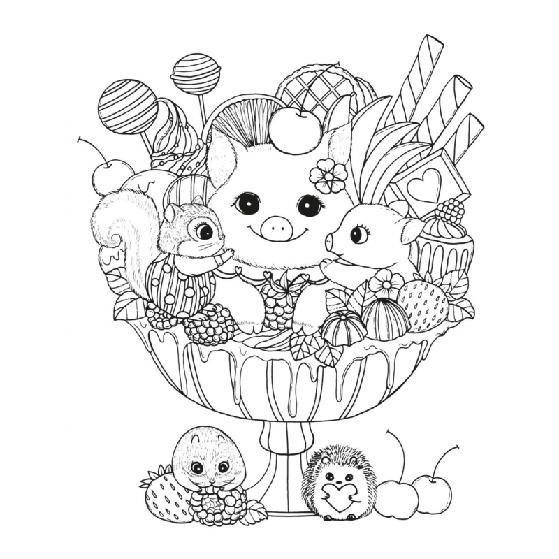 Cozy kisses kleurboek lulu mayo