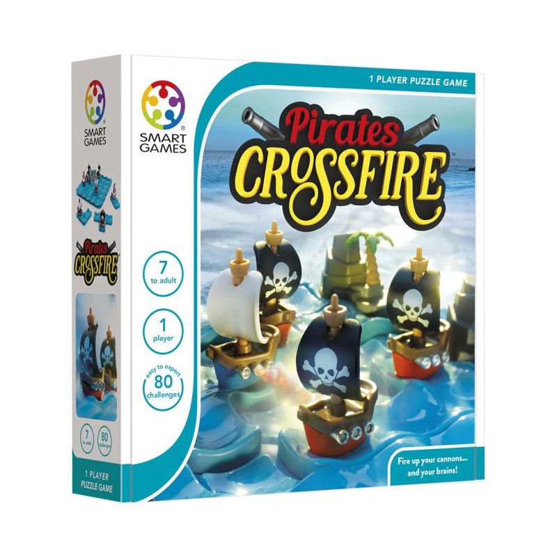 Smartgames - Pirates Crossfire (80 opdrachten)