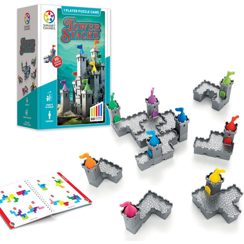 Smartgames - Tower Stacks (80 opdrachten)