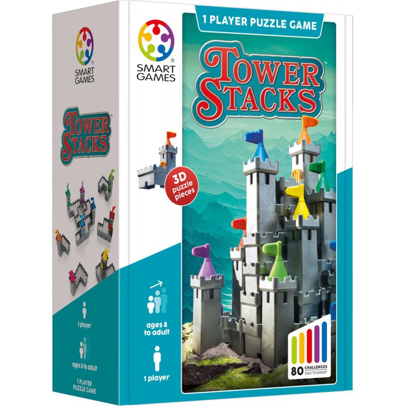 Smartgames - Tower Stacks (80 opdrachten)