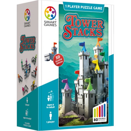 Smartgames - Tower Stacks (80 opdrachten)