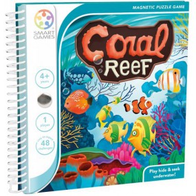 Smartgames - Coral reef magnetisch reisspel (48 opdrachten)