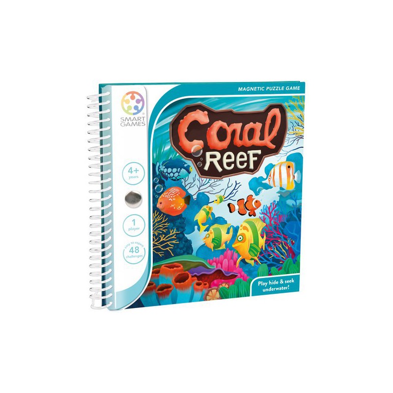 Smartgames - Coral reef magnetisch reisspel (48 opdrachten)