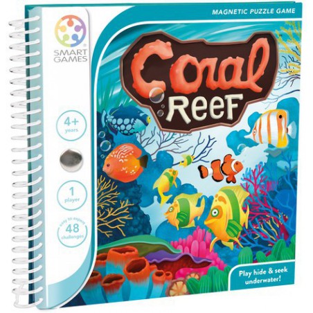 Smartgames - Coral reef magnetisch reisspel (48 opdrachten)