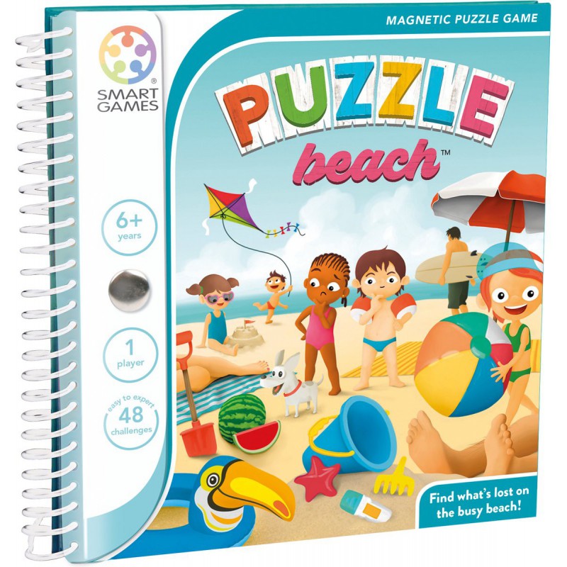 Smartgames - Puzzle Beach magnetisch reisspel (48 opdrachten)