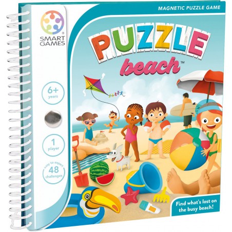 Smartgames - Puzzle Beach magnetisch reisspel (48 opdrachten)