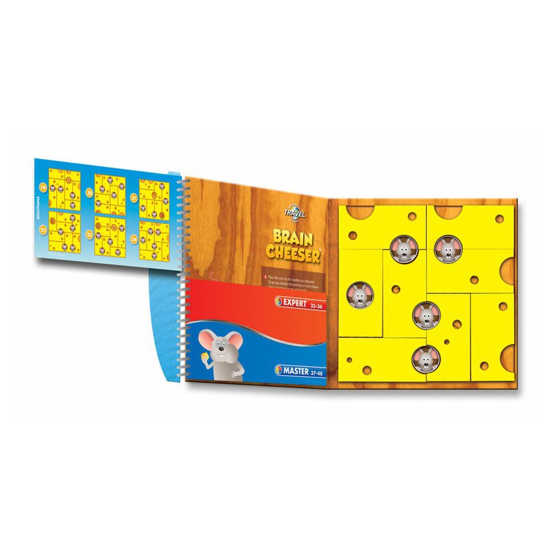 Smartgames - Brain Cheeser magnetisch reisspel (48 opdrachten)