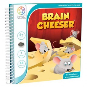 Smartgames - Brain Cheeser magnetisch reisspel (48 opdrachten)