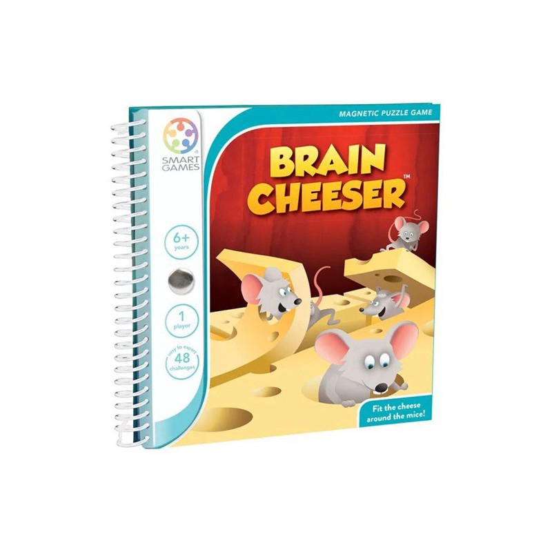 Smartgames - Brain Cheeser magnetisch reisspel (48 opdrachten)
