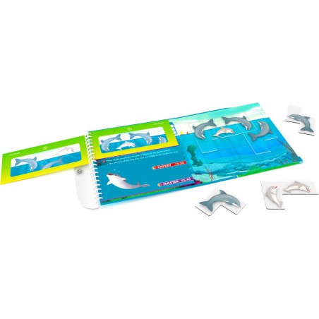 Smartgames - Flippin' Dolphins magnetisch reisspel (48 opdrachten)