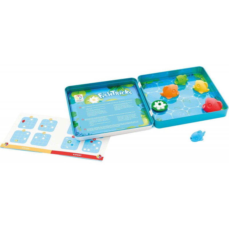 Smartgames - Fishtricks magnetisch reisspel (48 opdrachten)