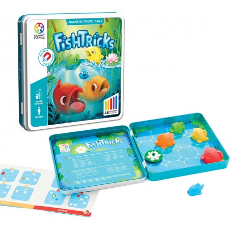 Smartgames - Fishtricks magnetisch reisspel (48 opdrachten)