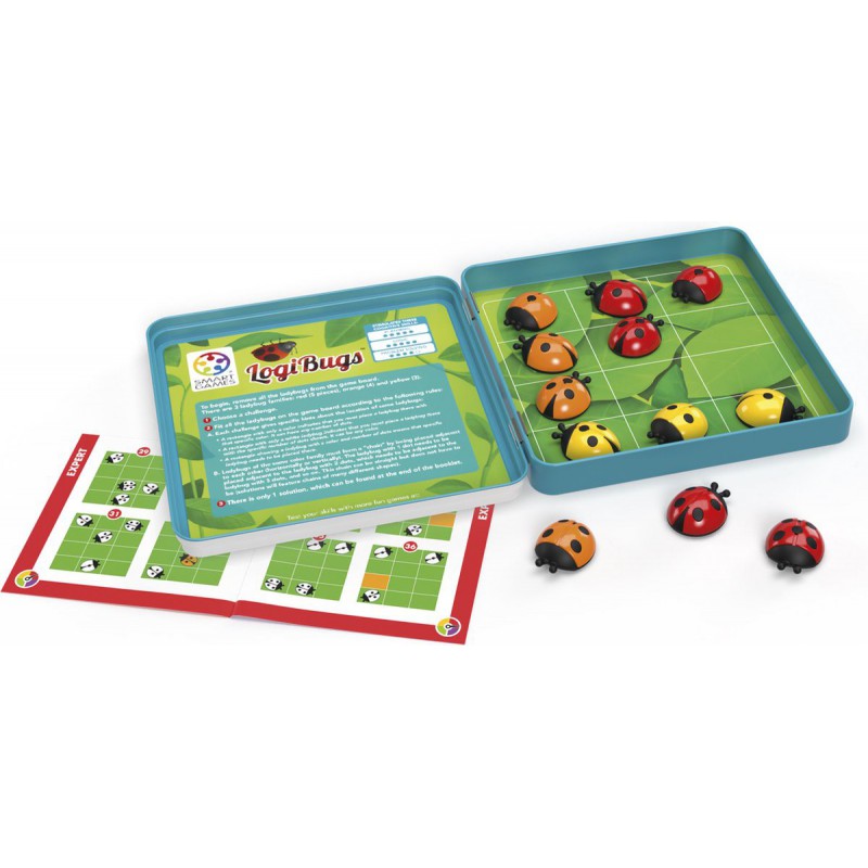 Smartgames - Logibugs magnetisch reisspel (48 opdrachten)