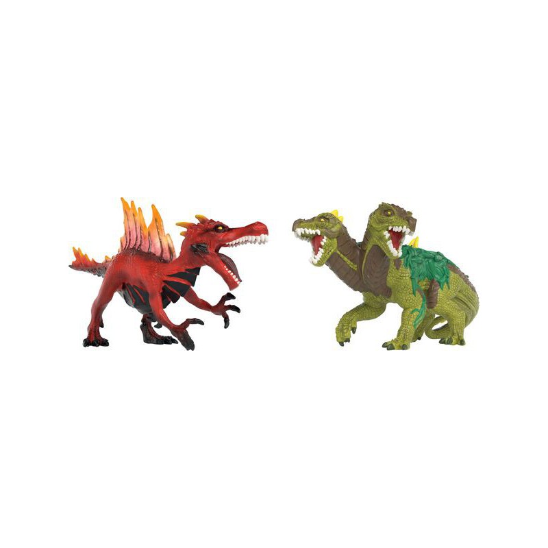 Schleich Vuur dinosaurus vs. Jungle hagedis 70834
