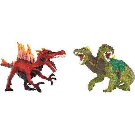 Schleich Vuur dinosaurus vs. Jungle hagedis 70834
