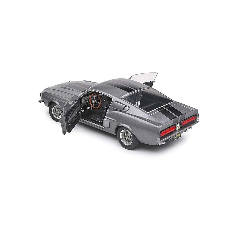 Shelby Mustang GT500 '67, grijs/zwart - 1:18 - Solido