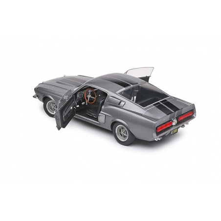 Shelby Mustang GT500 '67, grijs/zwart - 1:18 - Solido