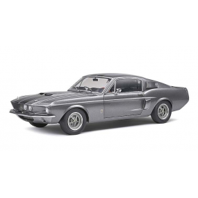 Shelby Mustang GT500 '67, grijs/zwart - 1:18 - Solido
