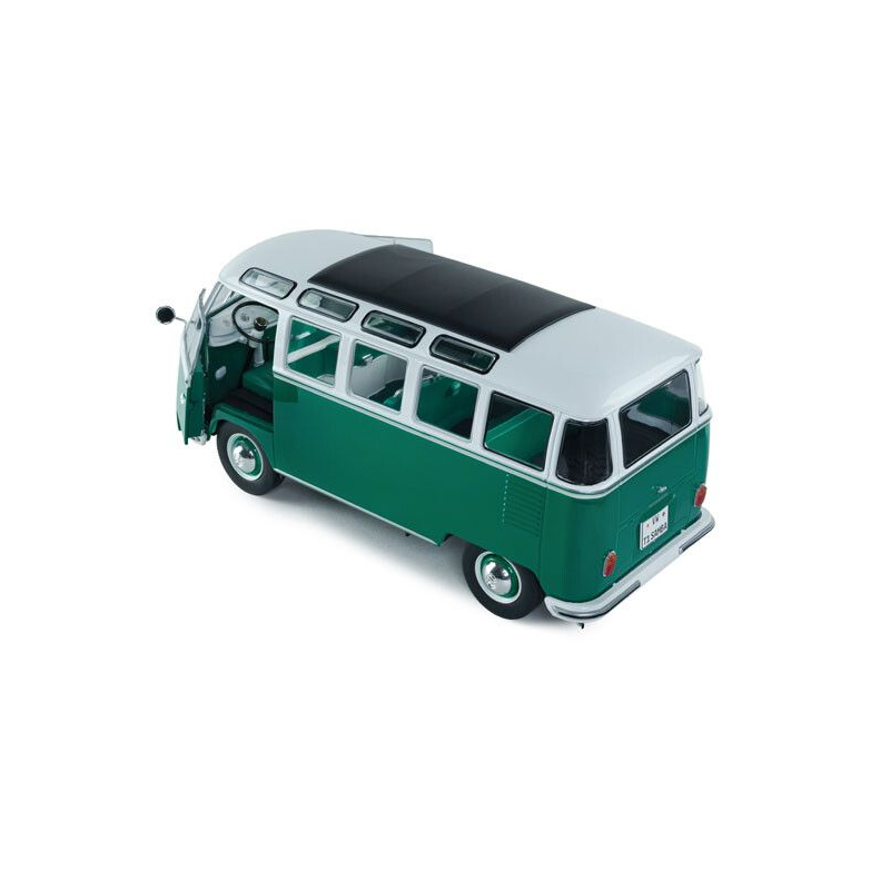 VW T1 Samba '62, groen/wit - 1:18 - Solido