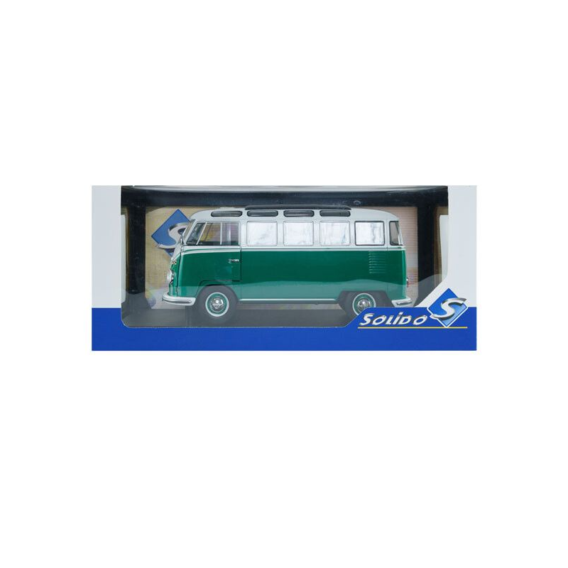 VW T1 Samba '62, groen/wit - 1:18 - Solido