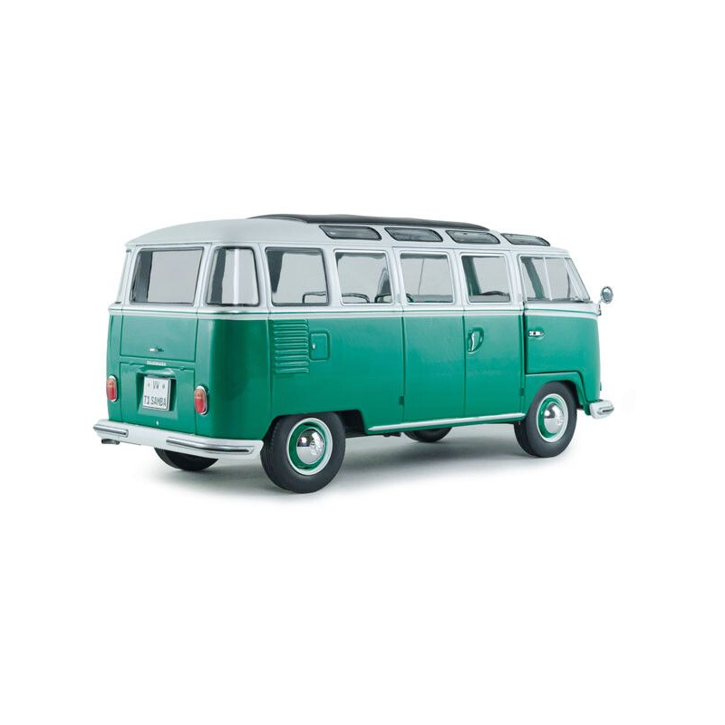 VW T1 Samba '62, groen/wit - 1:18 - Solido