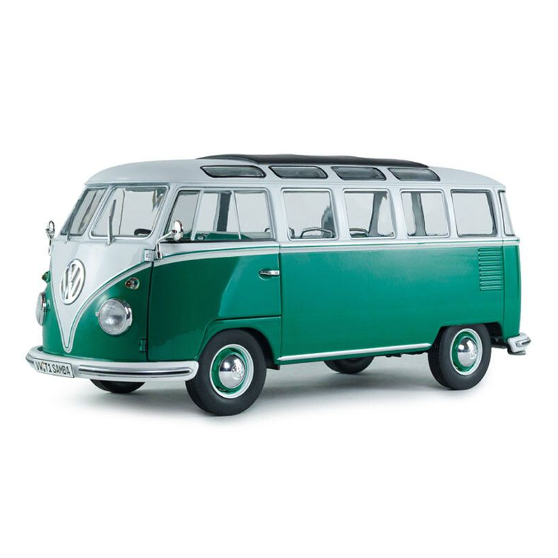 VW T1 Samba '62, groen/wit - 1:18 - Solido