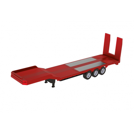 Semi dieplader, rood 1:18, DF Models