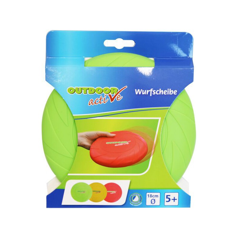 Outdoor active - Frisbee kunststof 18cm