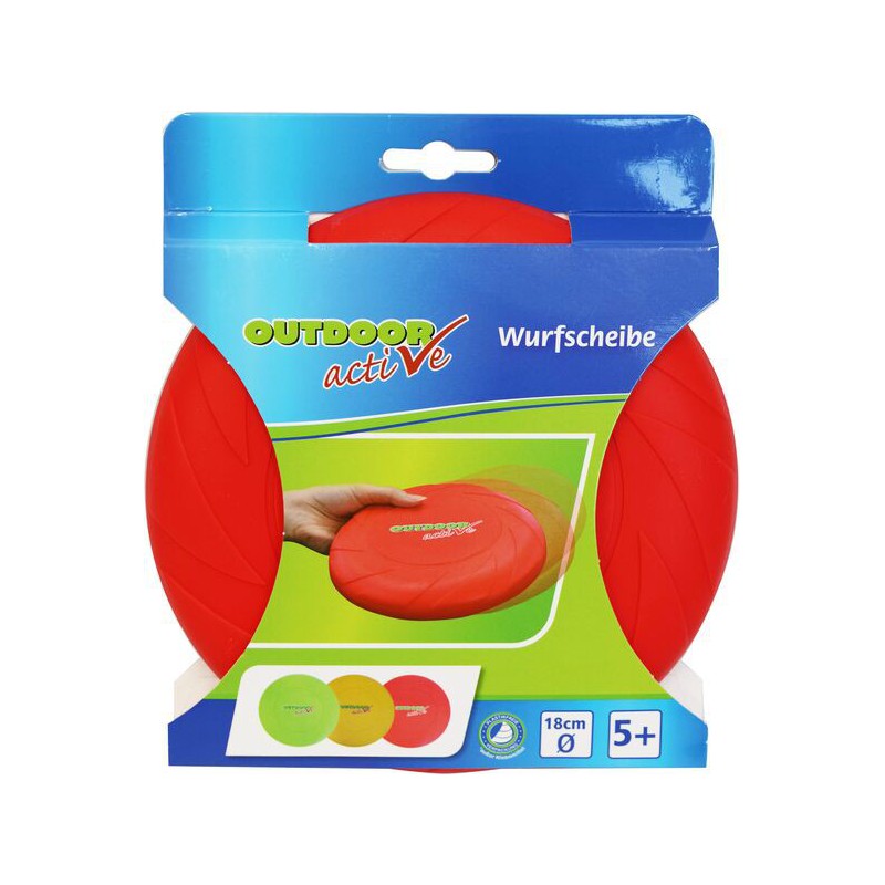 Outdoor active - Frisbee kunststof 18cm