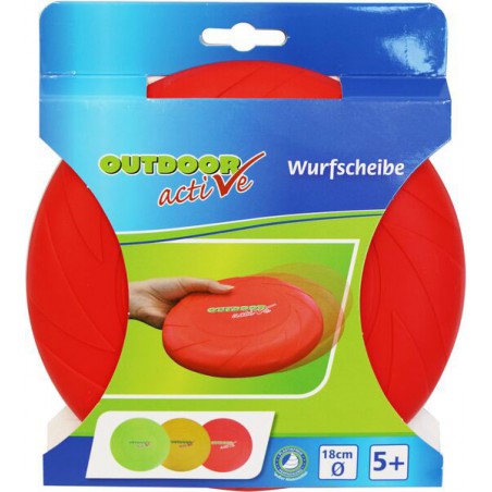Outdoor active - Frisbee kunststof 18cm